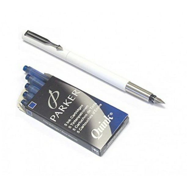 Parker Vector Standard CT Fountain Pen Blue Body 3 cartridge no convertor New